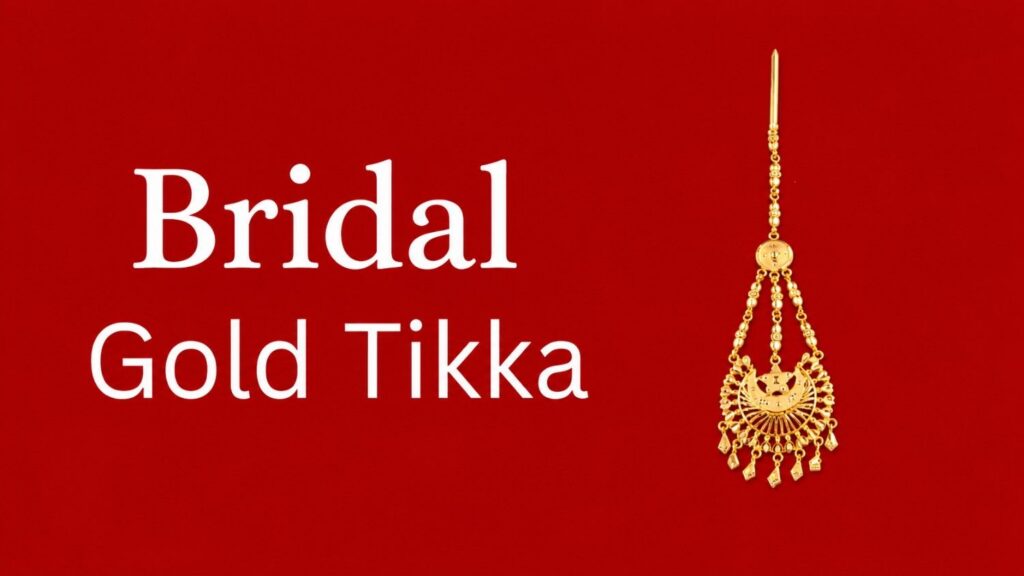 Bridal Gold Tikka Design