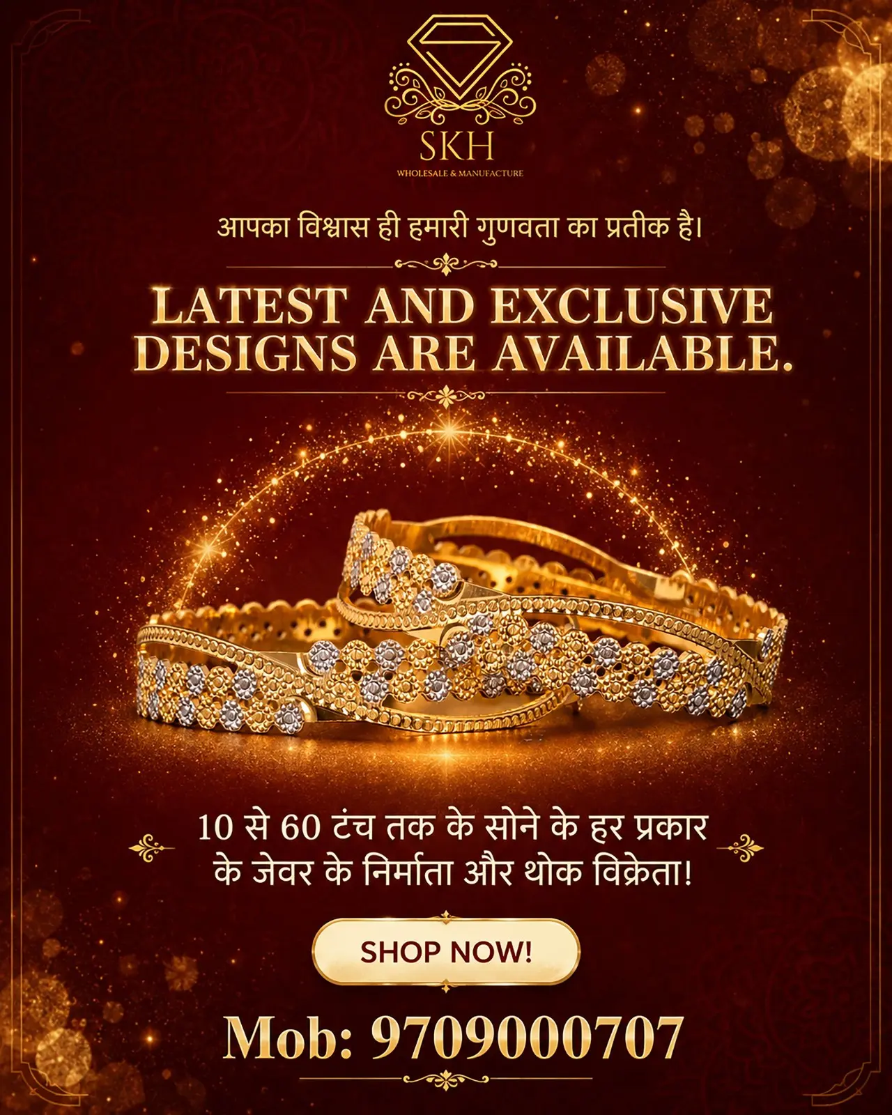 Latest Gold Bangles Designs