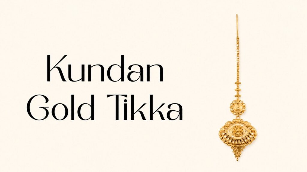 Kundan Gold Tikka Design
