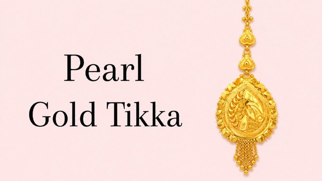 Pearl Gold Tikka Design