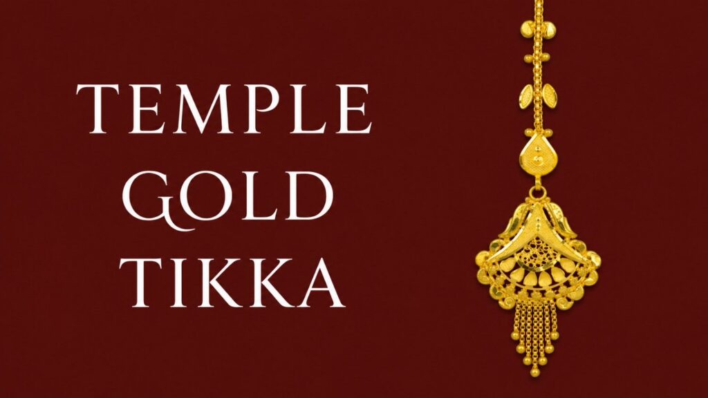 Temple Gold Tikka Design