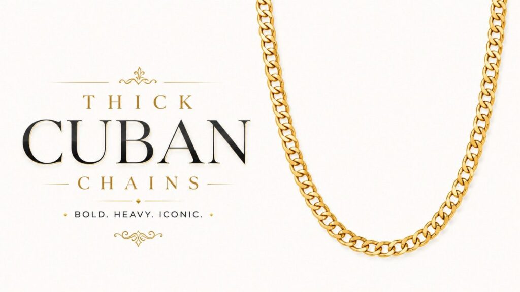 Men's Gold Thick Cuban Link Chain