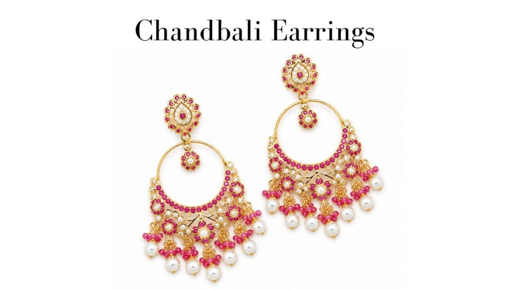 Chandbali Earrings Fast Selling Jewellery Designs in India.