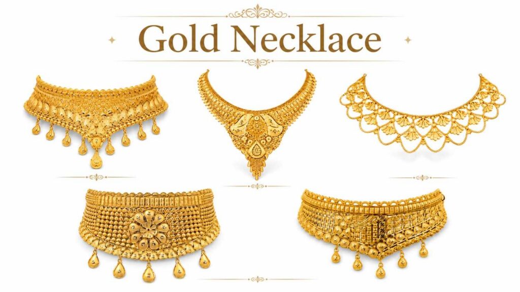 Gold Necklace Jewellery Under ₹50,000