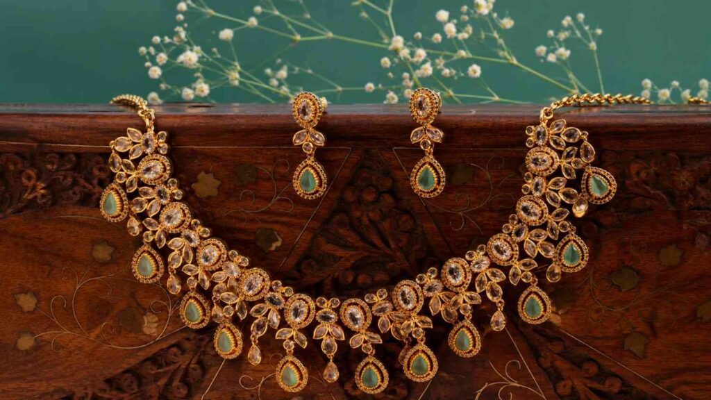 Kundan Necklace Jewellery Wholesale Suppliers Near Patna, Bihar – Contact Bihar's Trusted Supplier