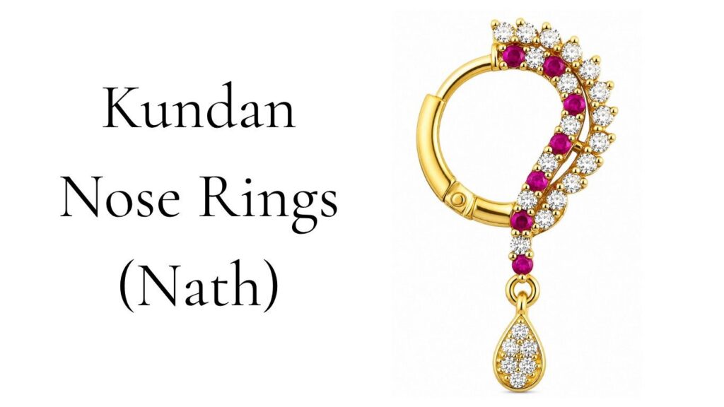 Kundan Nose Rings Jewellery Wholesale Suppliers Near Patna, Bihar – Contact Bihar's Trusted Supplier