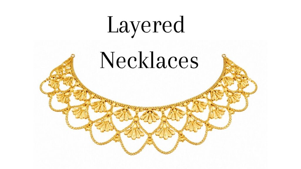 Layered Necklace Fast Selling Jewellery Designs in India.