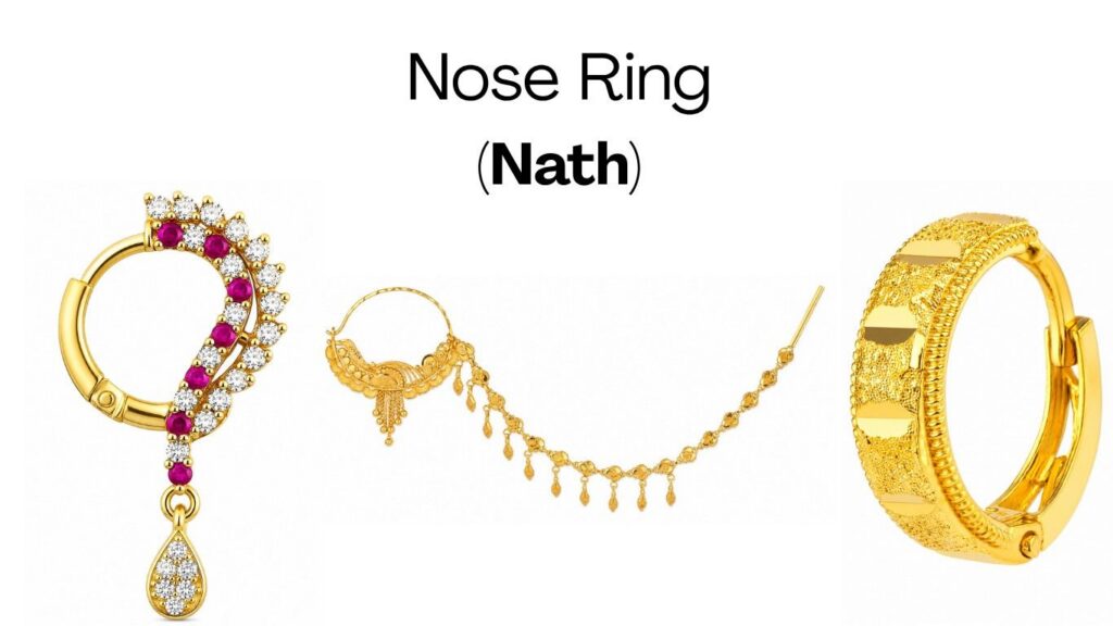 Gold Nose Ring Jewellery Under ₹50,000